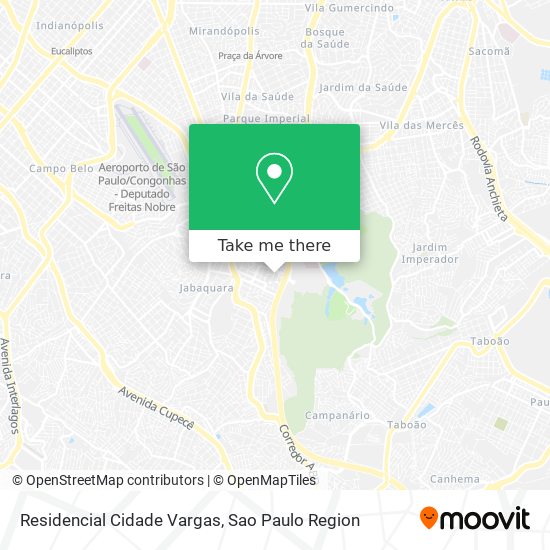 Residencial Cidade Vargas map