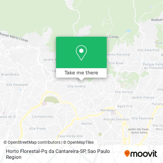 Mapa Horto Florestal-Pq da Cantareira-SP