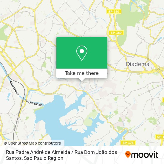 Mapa Rua Padre André de Almeida / Rua Dom João dos Santos