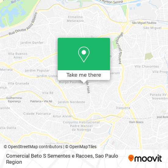 Comercial Beto S Sementes e Racoes map