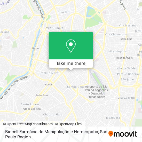 Biocell Farmácia de Manipulação e Homeopatia map