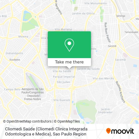 Cliomedi Saúde (Cliomedi Clinica Integrada Odontologica e Medica) map