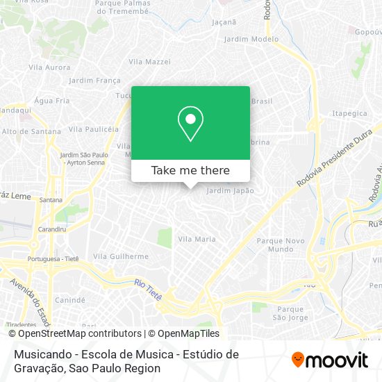 Musicando - Escola de Musica - Estúdio de Gravação map