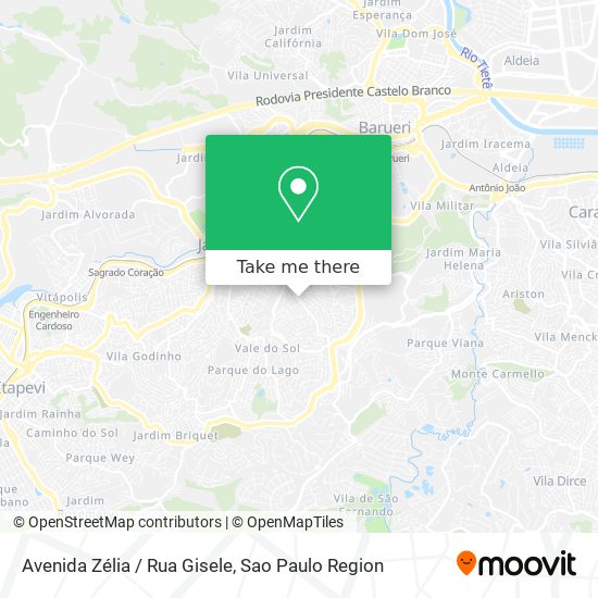 Avenida Zélia / Rua Gisele map