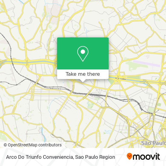 Arco Do Triunfo Conveniencia map