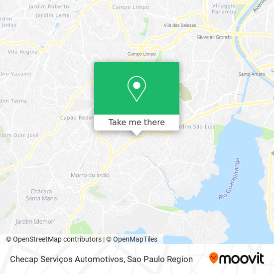 Mapa Checap Serviços Automotivos