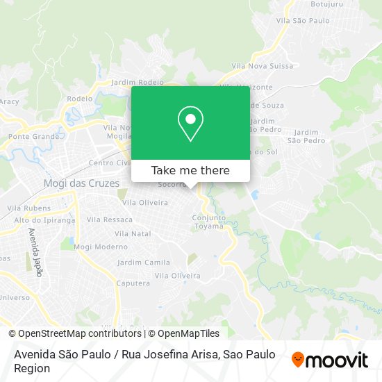 Avenida São Paulo / Rua Josefina Arisa map