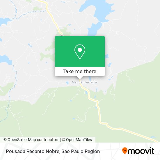 Pousada Recanto Nobre map