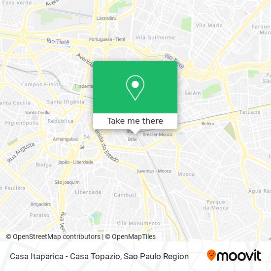 Casa Itaparica - Casa Topazio map