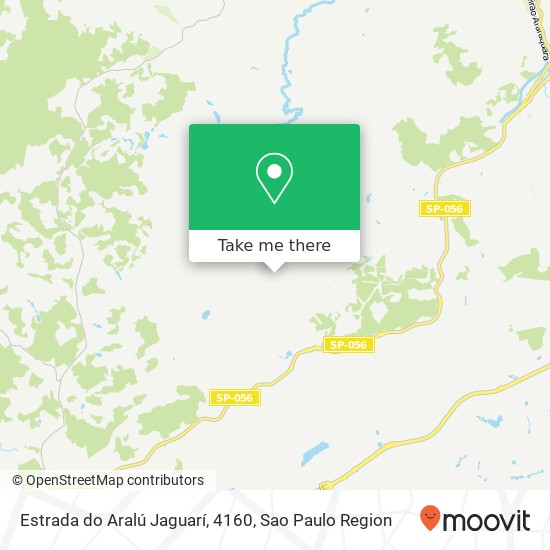 Estrada do Aralú Jaguarí, 4160 map
