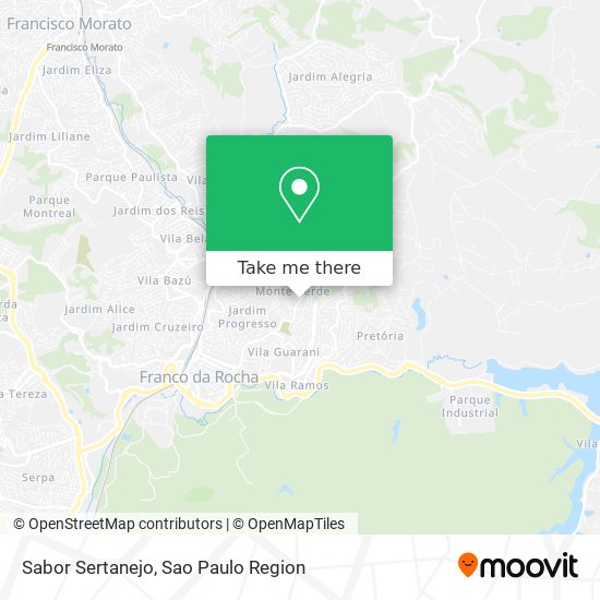 Mapa Sabor Sertanejo