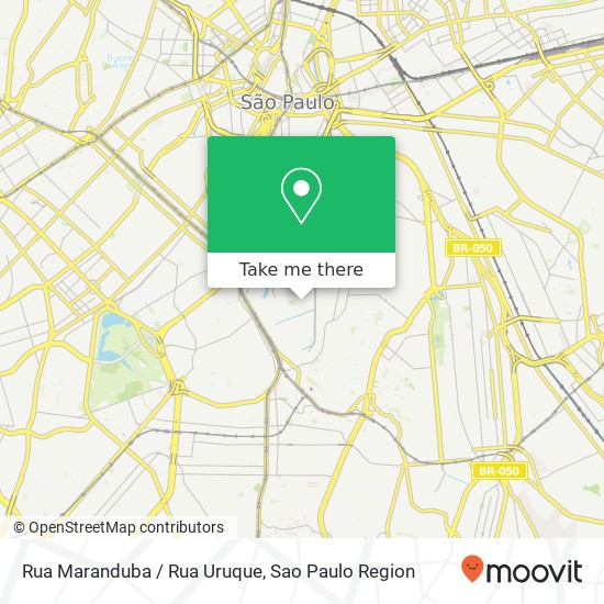 Mapa Rua Maranduba / Rua Uruque