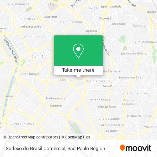 Sodexo do Brasil Comercial map