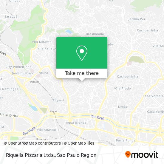 Mapa Riquella Pizzaria Ltda.