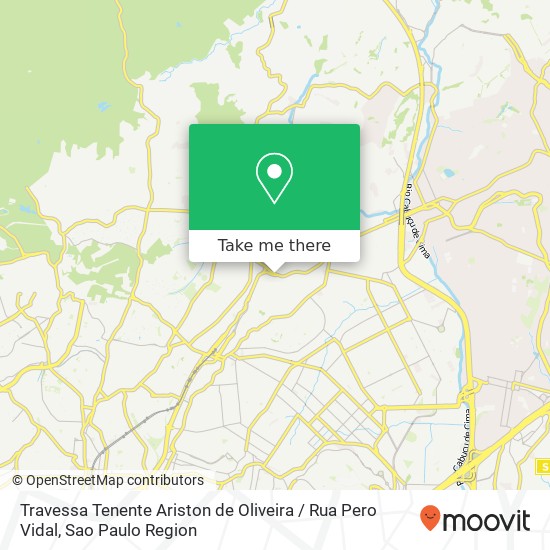 Travessa Tenente Ariston de Oliveira / Rua Pero Vidal map