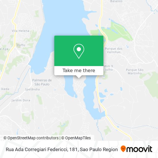Rua Ada Corregiari Federicci, 181 map