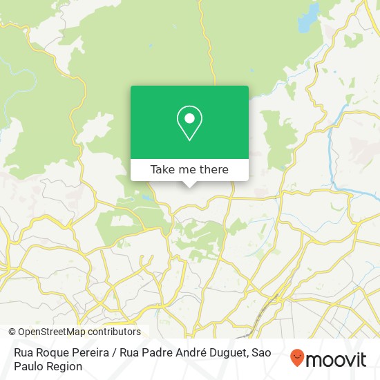 Mapa Rua Roque Pereira / Rua Padre André Duguet