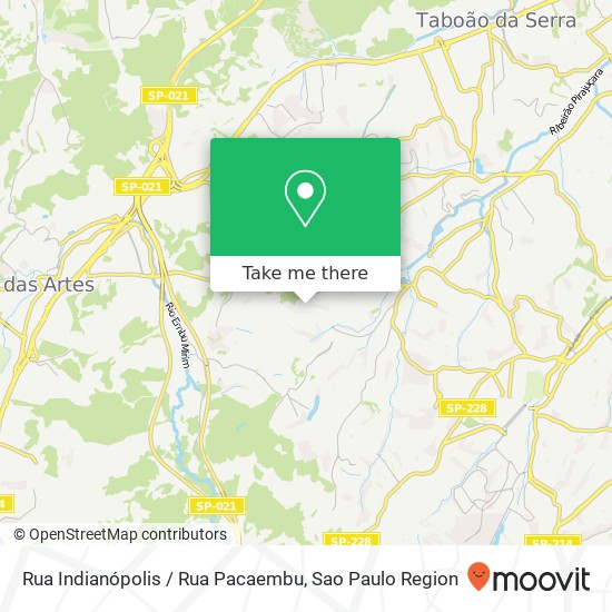 Rua Indianópolis / Rua Pacaembu map