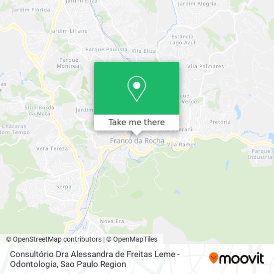 Consultório Dra Alessandra de Freitas Leme - Odontologia map