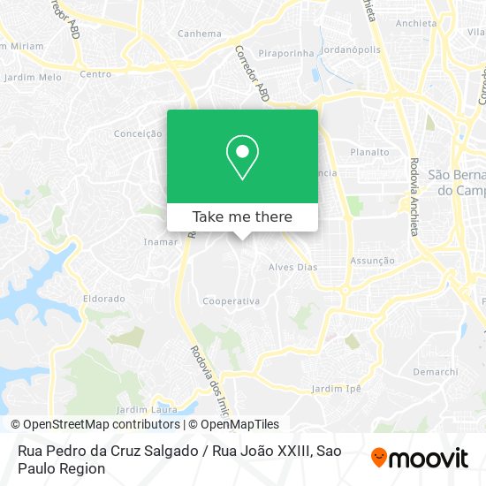 Rua Pedro da Cruz Salgado / Rua João XXIII map