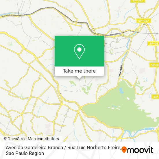Mapa Avenida Gameleira Branca / Rua Luís Norberto Freire