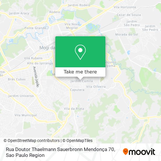 Rua Doutor Thaelmann Sauerbronn Mendonça 70 map