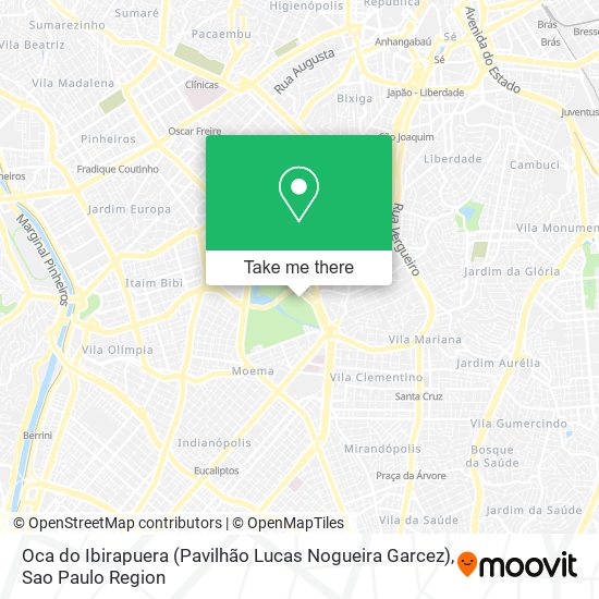 Oca do Ibirapuera (Pavilhão Lucas Nogueira Garcez) map