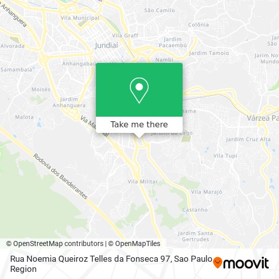 Mapa Rua Noemia Queiroz Telles da Fonseca 97