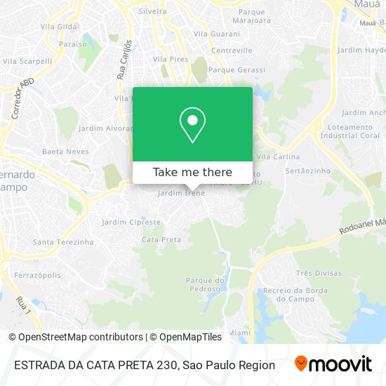 ESTRADA DA CATA PRETA 230 map