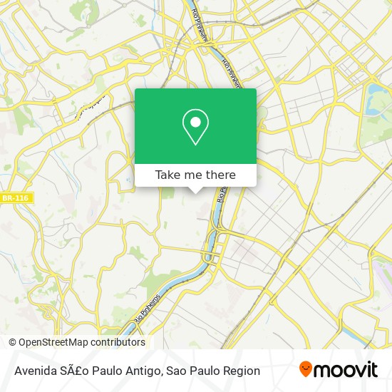 Avenida SÃ£o Paulo Antigo map