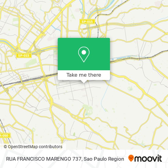 RUA FRANCISCO MARENGO  737 map