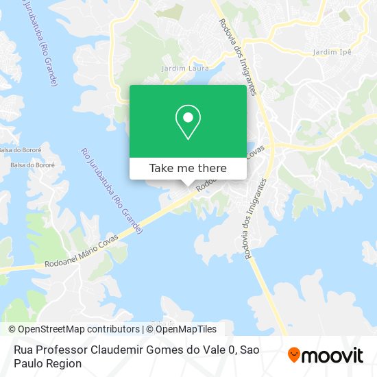 Rua Professor Claudemir Gomes do Vale 0 map