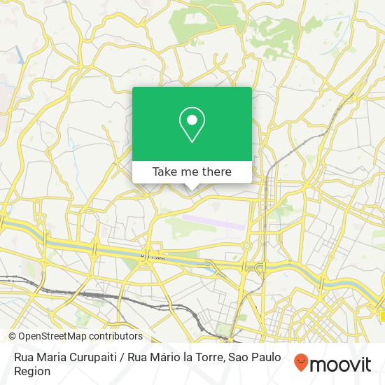 Mapa Rua Maria Curupaiti / Rua Mário la Torre