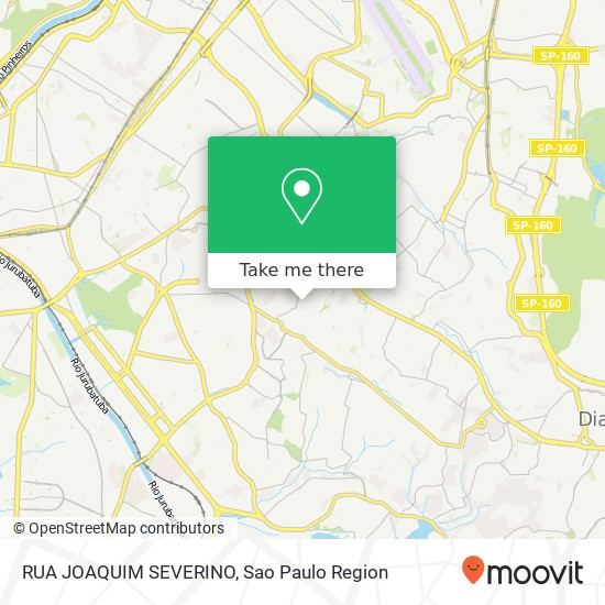 Mapa RUA JOAQUIM SEVERINO