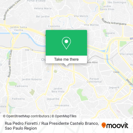 Rua Pedro Fioretti / Rua Presidente Castelo Branco map