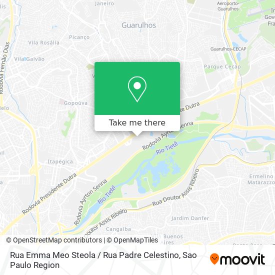 Rua Emma Meo Steola / Rua Padre Celestino map
