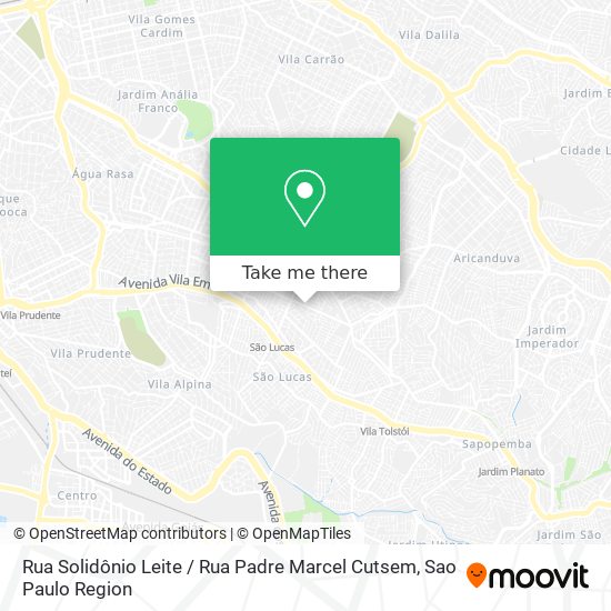 Rua Solidônio Leite / Rua Padre Marcel Cutsem map