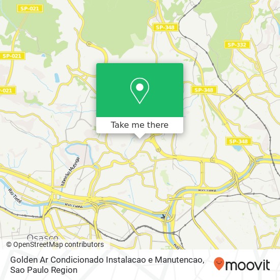 Golden Ar Condicionado Instalacao e Manutencao map