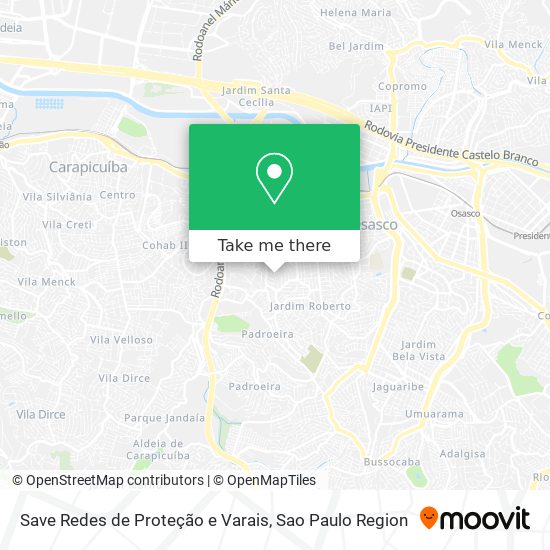 Save Redes de Proteção e Varais map