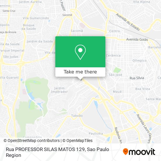 Rua PROFESSOR SILAS MATOS 129 map