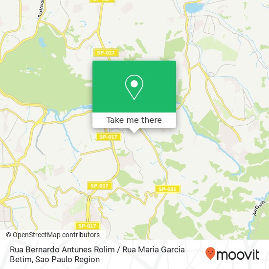 Rua Bernardo Antunes Rolim / Rua Maria Garcia Betim map