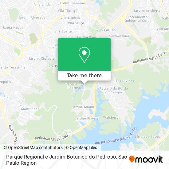 Parque Regional e Jardim Botânico do Pedroso map