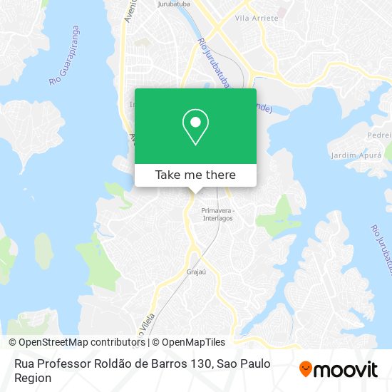 Mapa Rua Professor Roldão de Barros 130