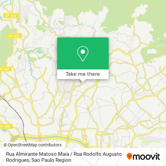 Mapa Rua Almirante Matoso Maia / Rua Rodolfo Augusto Rodrigues