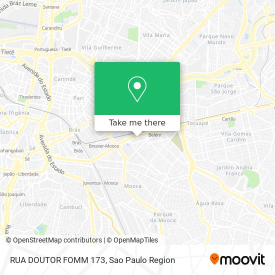 Mapa RUA DOUTOR FOMM 173