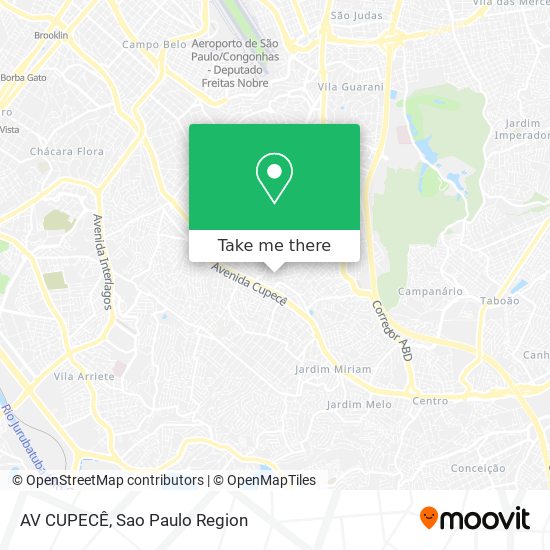 AV CUPECÊ map