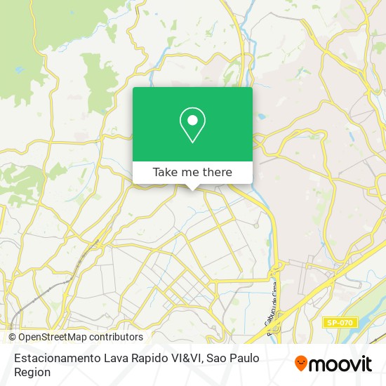 Mapa Estacionamento Lava Rapido VI&VI