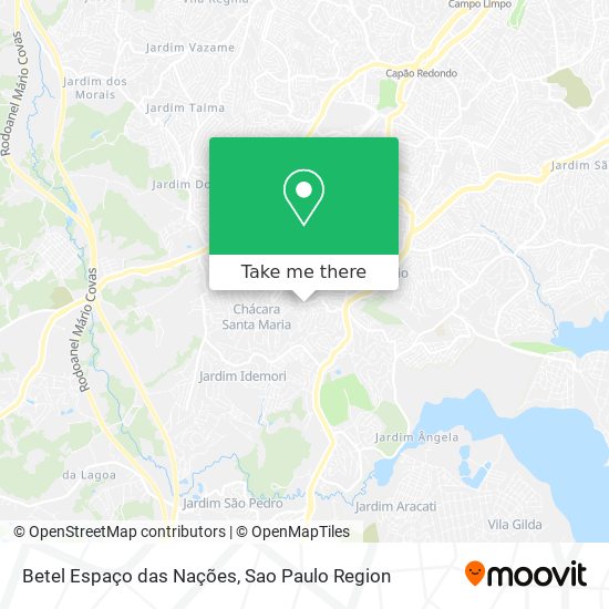 Betel Espaço das Nações map