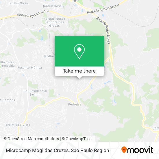 Microcamp Mogi das Cruzes map