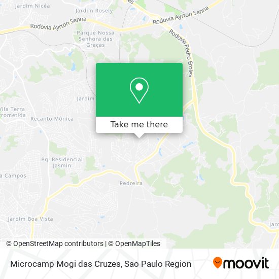 Mapa Microcamp Mogi das Cruzes